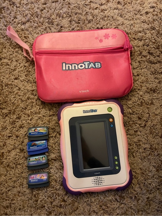 vtech Other - VTech InnoTab Pink Kids Learning Tablet with Pink Carry Case